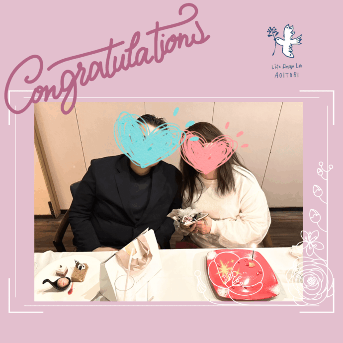 ✨《会員様速報》 入籍のご報告🌟 ～数々の出来事も･･･あたたかく完結の巻💑～